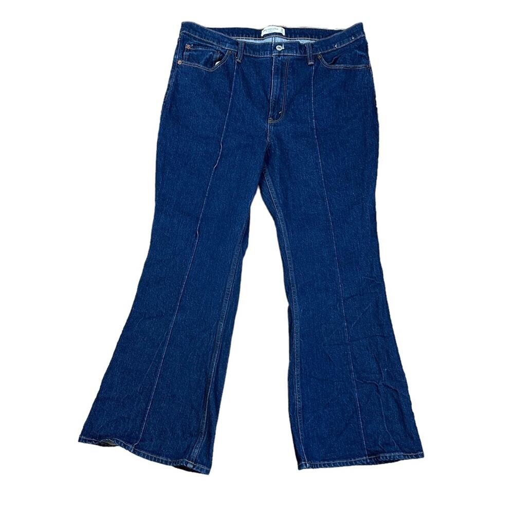 Abercrombie & Fitch Vintage Flare High Rise Jeans Size 16 Short Bootcut Boho